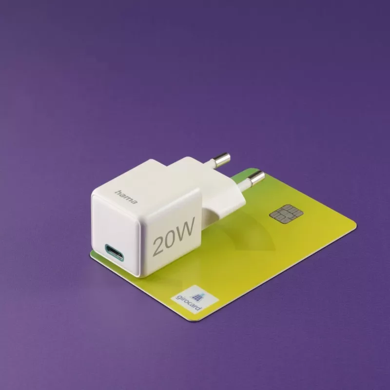Ładowarka sieciowa Hama 00201980 Szybkie ładowanie Biała USB Type-C