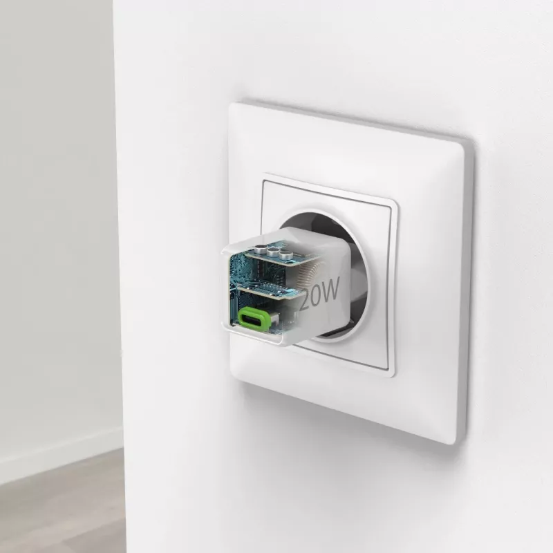 Ładowarka sieciowa Hama 00201980 Szybkie ładowanie Biała USB Type-C