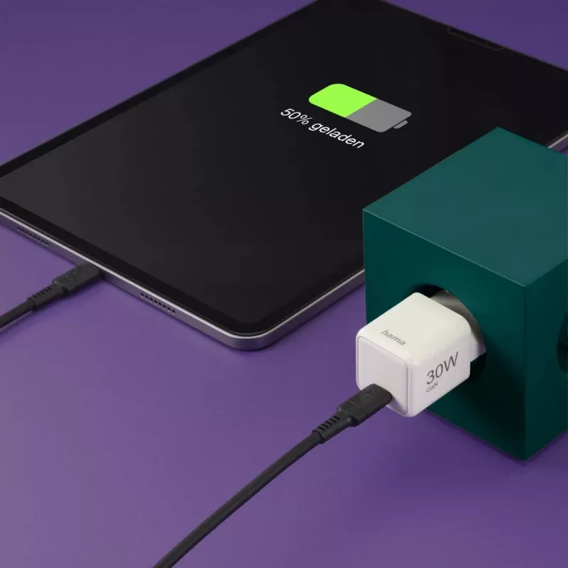 Hama 00201982 ładowarka do urządzeń mobilnych Smartfon, Tablet Biała AC Szybkie ładowanie Wewnętrzna