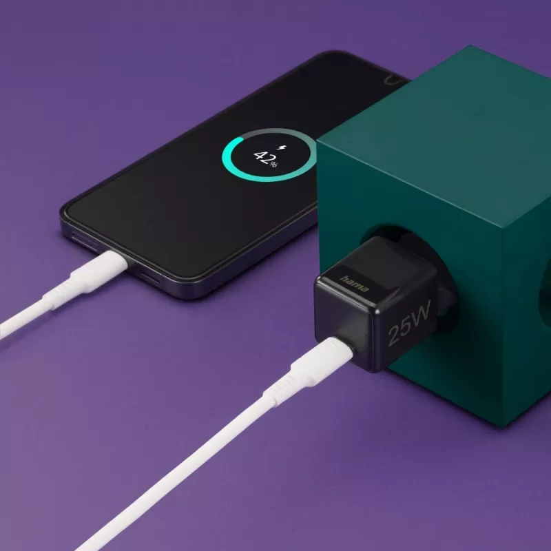 Hama 00201985 ładowarka do urządzeń mobilnych Smartfon Czarny AC Szybkie ładowanie Wewnętrzna