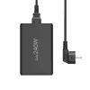 Stacja ładowania HAMA 201977, 240 W łącznie, 4× USB-C, 1× USB-A, czarna