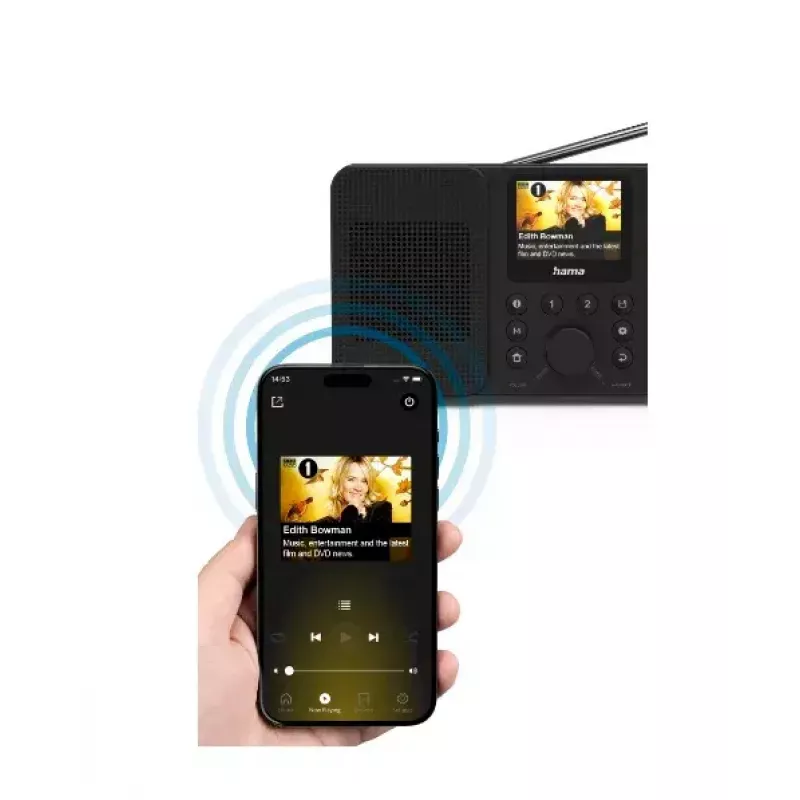 Radio osobiste Hama 00054257 Tuner cyfrowy DAB DAB+ FM 3 W