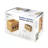 Osłona na przedłużacz LogiLink KAB0076 Wood 140x255x165 mm