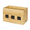 Osłona na przedłużacz LogiLink KAB0076 Wood 140x255x165 mm