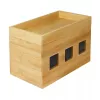 Osłona na przedłużacz LogiLink KAB0076 Wood 140x255x165 mm