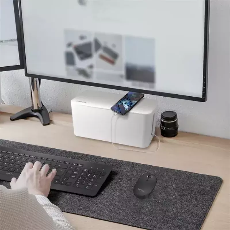 Pojemnik na kable LogiLink KAB0078 Uniwersalny Biały 3 szt.