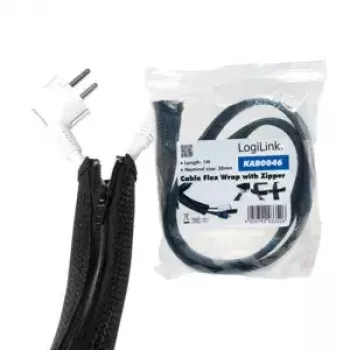 Osłona na kable LogiLink KAB0046 Czarna