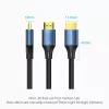 Kabel HDMI Vention 8K 48Gbps HDMI 2.1 Pleciony Bawełniany Męski-Męski 1 m Niebieski Aluminium
