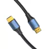 Kabel HDMI Vention 8K 48Gbps HDMI 2.1 Pleciony Bawełniany Męski-Męski 1 m Niebieski Aluminium