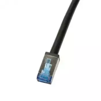 Kabel sieciowy LogiLink CQ7033S RJ-45 Cat6a 1 m Czarny