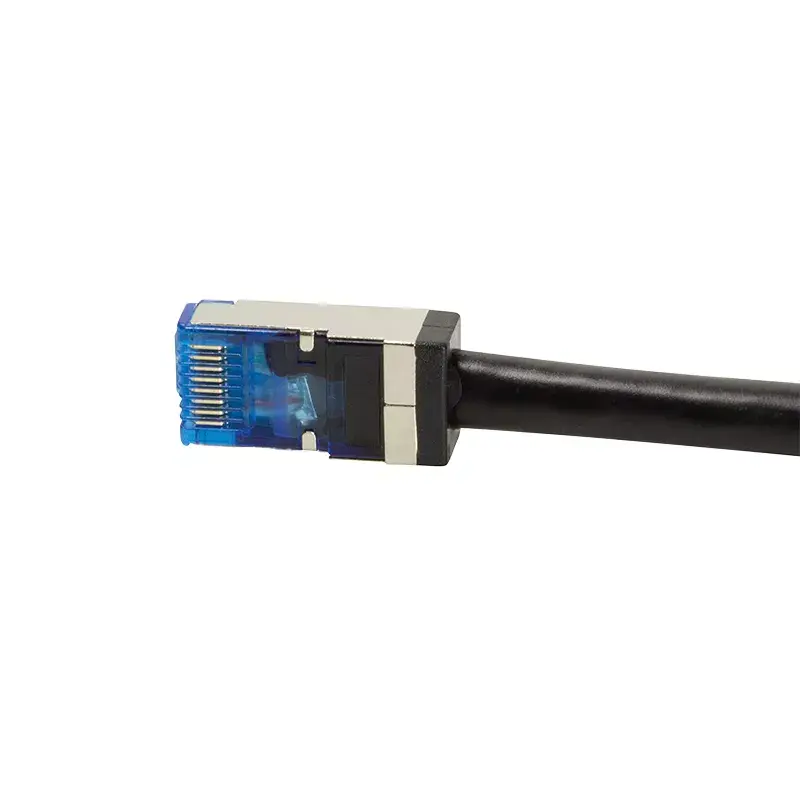 Kabel sieciowy LogiLink CQ7143S RJ-45 Cat6a 50 m Czarny