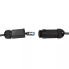 Kabel sieciowy LogiLink CQ7143S RJ-45 Cat6a 50 m Czarny