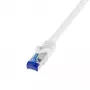 Kabel sieciowy LogiLink C6A081S RJ-45 Cat6a 7,5 m biały