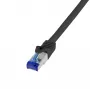 Kabel sieciowy LogiLink C6A093S RJ-45 Cat6a 10 m Czarny
