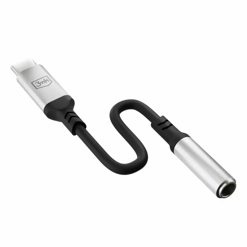 Kabel USB 3,5 mm 3MK Jack 3,5 mm 1 szt. USB-C na Jack 3,5 mm