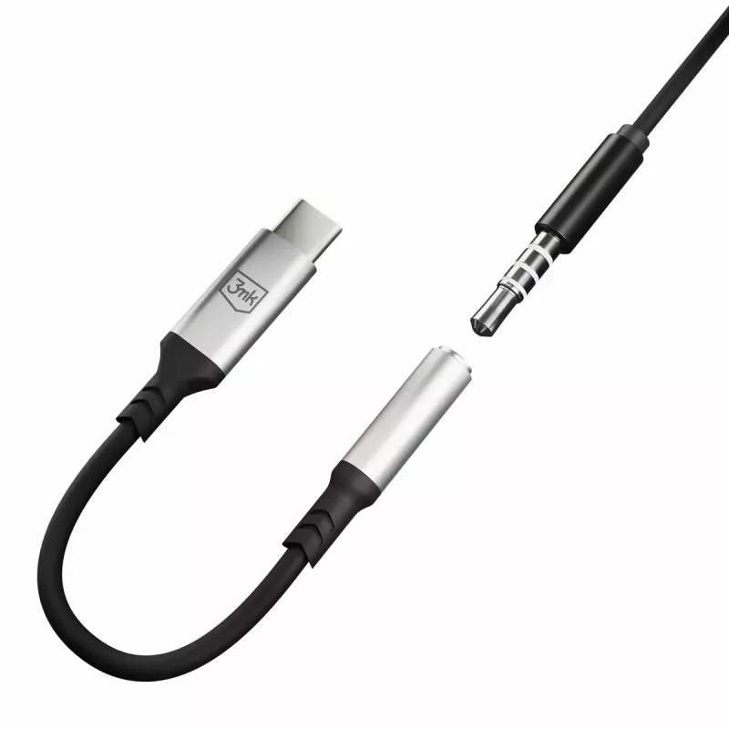 Kabel USB 3,5 mm 3MK Jack 3,5 mm 1 szt. USB-C na Jack 3,5 mm