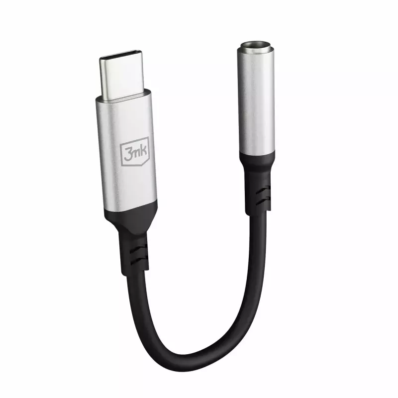Kabel USB 3,5 mm 3MK Jack 3,5 mm 1 szt. USB-C na Jack 3,5 mm