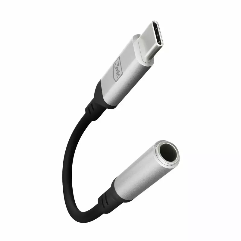 Kabel USB 3,5 mm 3MK Jack 3,5 mm 1 szt. USB-C na Jack 3,5 mm