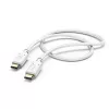 Kabel ładujący Hama USB-C – USB-C, 1,5 m, biały