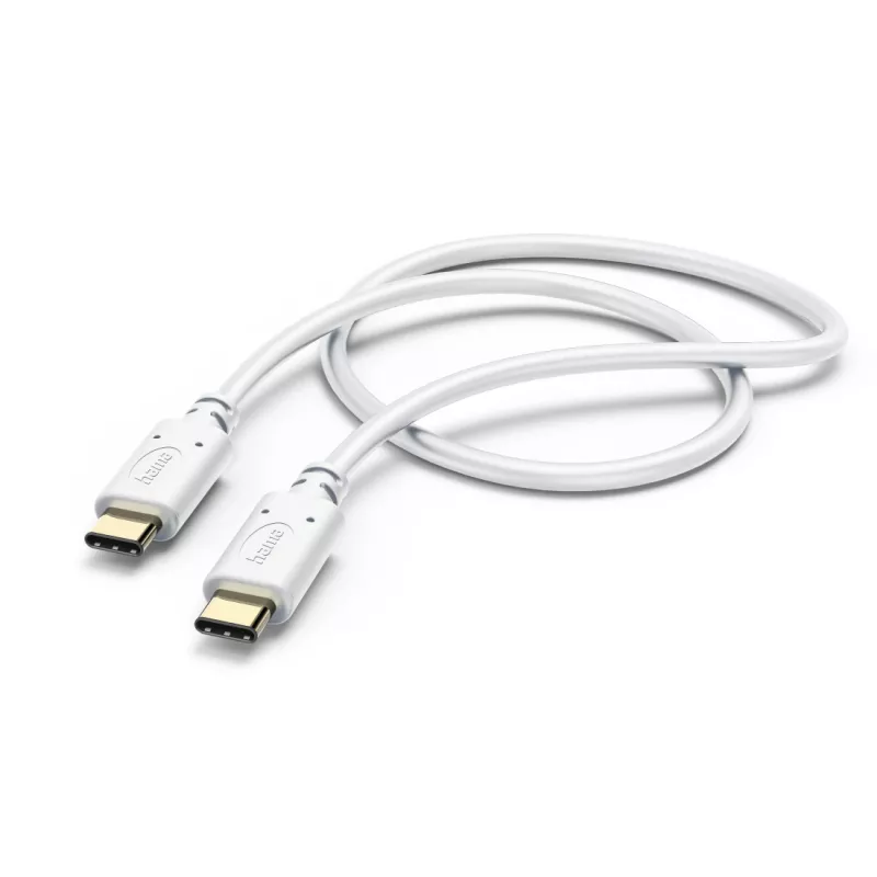 Kabel ładujący Hama USB-C – USB-C, 1,5 m, biały