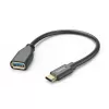 Hama 00201605 Kabel USB USB 3.2 Gen 1 (3.1 Gen 1) 0.15 m USB C USB A Czarny