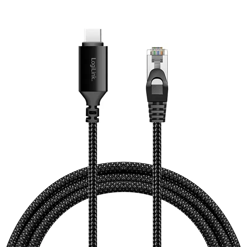 Kabel sieciowy LogiLink CU0410 RJ-45 Cat6 1 m Czarny
