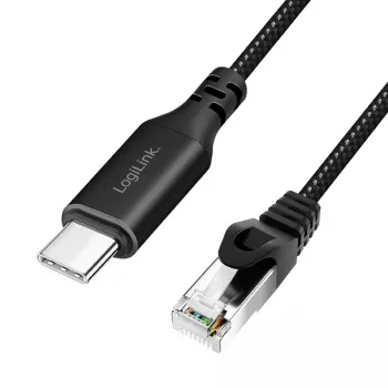 Kabel sieciowy LogiLink CU0410 RJ-45 Cat6 1 m Czarny