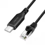 Kabel sieciowy LogiLink CU0410 RJ-45 Cat6 1 m Czarny