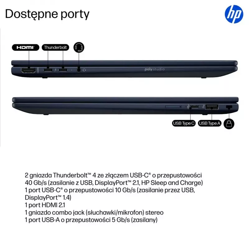 Laptop HP EliteBook X Flip G1i 14 7 32GB 512GB Win11Pro