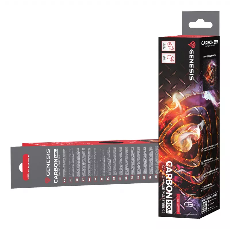 GENESIS Carbon 500 M Steel G2 podkładka pod mysz dla graczy Wielokolorowy