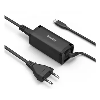 Hama 00200023 Zasilacz 65W Czarny Wewnętrzny do laptopa