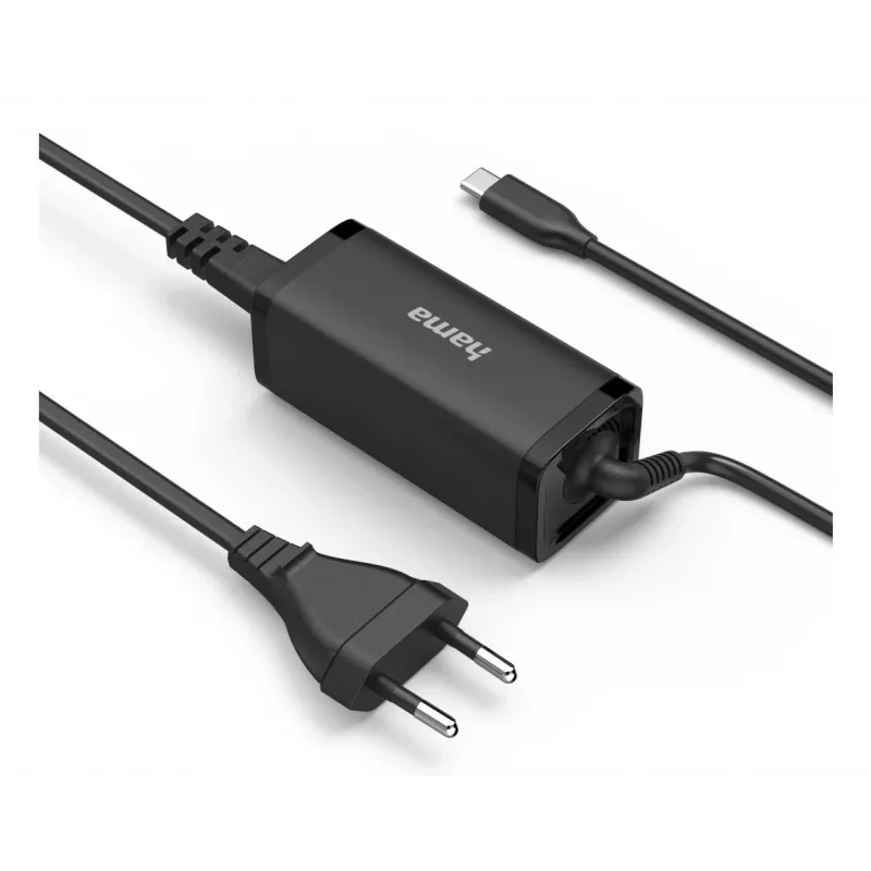 Hama 00200023 Zasilacz 65W Czarny Wewnętrzny do laptopa