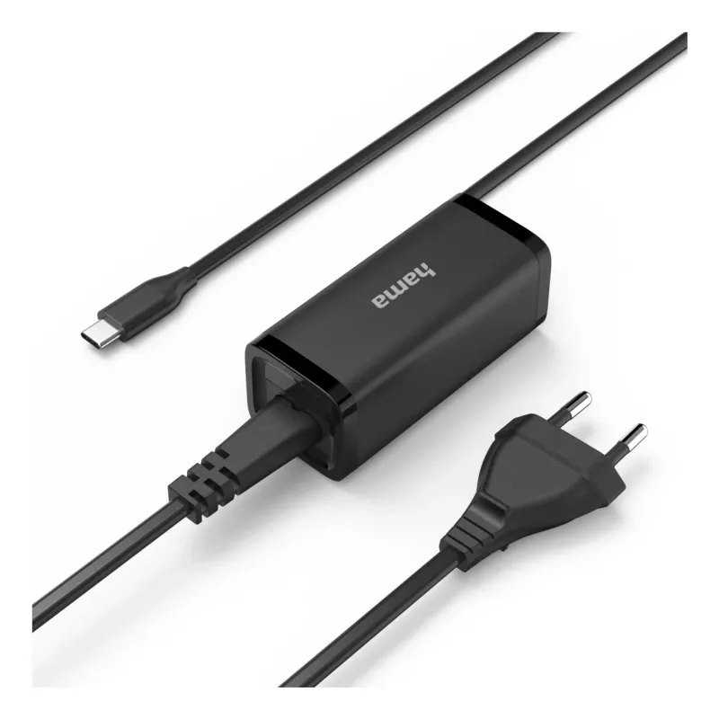 Hama 00200023 Zasilacz 65W Czarny Wewnętrzny do laptopa