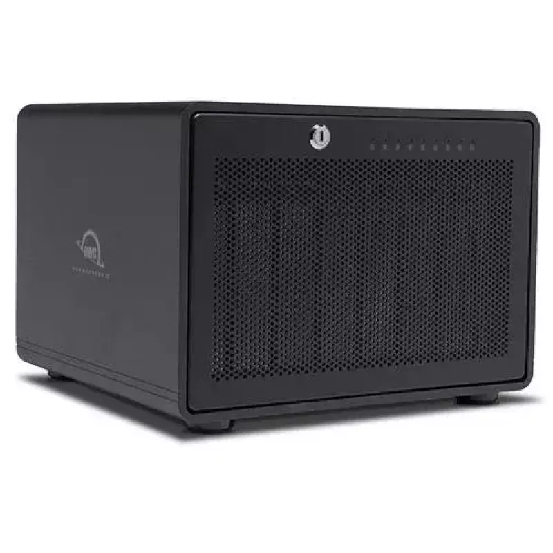 OWC ThunderBay 8 Matryca dyskowa Desktop Czarny 8 napędów HDD SSD