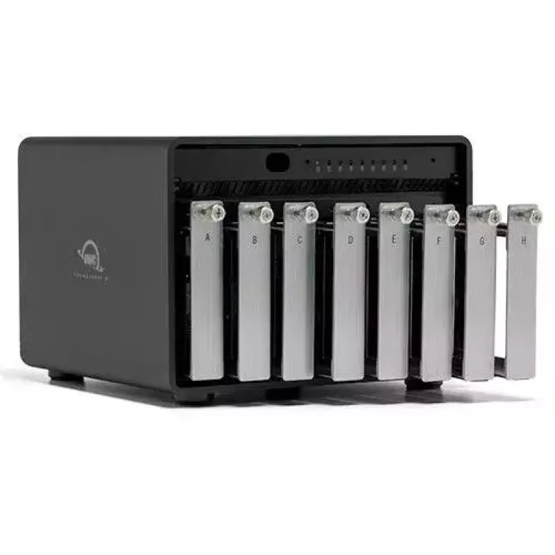 OWC ThunderBay 8 Matryca dyskowa Desktop Czarny 8 napędów HDD SSD