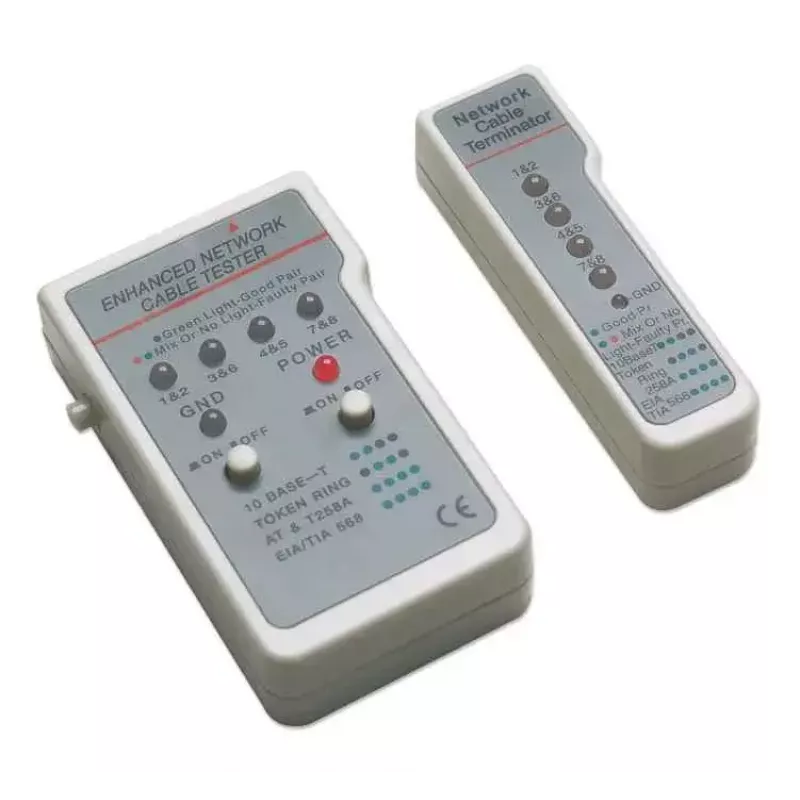 Intellinet Multifunction kabel Tester, RJ-45 i RJ-11, UTP/STP/FTP, ekranowane i nieekranowane
