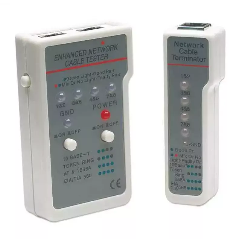 Intellinet Multifunction kabel Tester, RJ-45 i RJ-11, UTP/STP/FTP, ekranowane i nieekranowane
