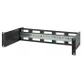 Szyna rack Intellinet 716345 Czarna Aluminium 487mm x 210mm x 89mm