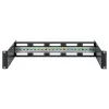 Szyna rack Intellinet 716345 Czarna Aluminium 487mm x 210mm x 89mm