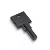 Klucz do inteligentnego zamka Netatmo NDL-K1U, szerokość 58 mm, głębokość 23 mm, waga 20 g