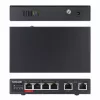 Intellinet 6-portowy przełącznik Fast Ethernet z 4 portami PoE i budżetem mocy 65 W