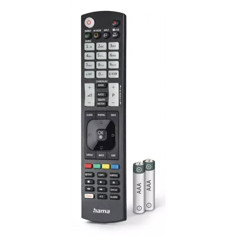 Pilot zdalnego sterowania Hama 00221061 IR Wireless do LG TV 52 przyciski