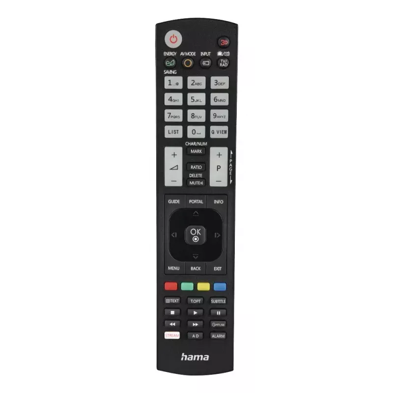 Pilot zdalnego sterowania Hama 00221061 IR Wireless do LG TV 52 przyciski