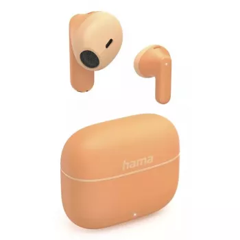Hama Freedom Light II Zestaw słuchawkowy True Wireless Stereo (TWS) douszny Rozmowy/Muzyka Bluetooth Pomarańczowy