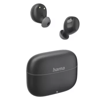 Hama Freedom Buddy II Zestaw słuchawkowy True Wireless Stereo (TWS) Douszny Rozmowy/Muzyka Bluetooth Czarny