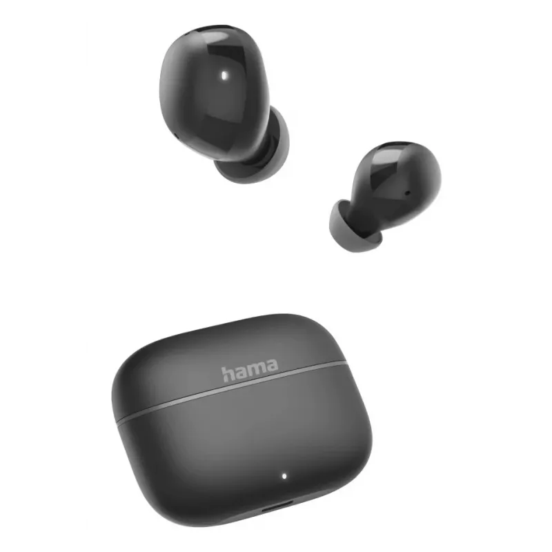 Hama Freedom Buddy II Zestaw słuchawkowy True Wireless Stereo (TWS) Douszny Rozmowy/Muzyka Bluetooth Czarny