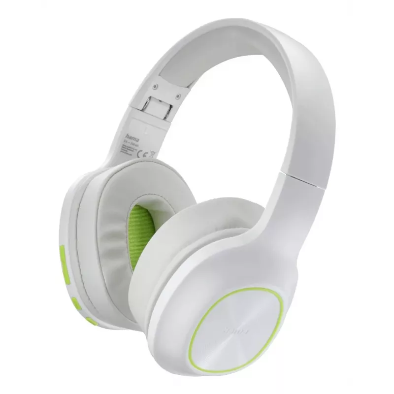 Hama Spirit Calypso III Zestaw słuchawkowy Bezprzewodowy Pałąk na głowę Połączenia/Muzyka Bluetooth Zielony, Biały