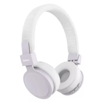 Hama Freedom Lit III Headset Wireless Head-band Calls/Music USB Type-C Bluetooth Lilac, biały