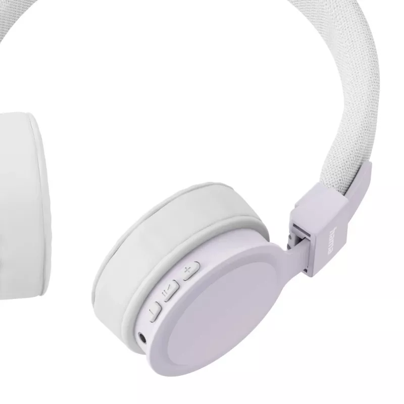 Hama Freedom Lit III Headset Wireless Head-band Calls/Music USB Type-C Bluetooth Lilac, biały