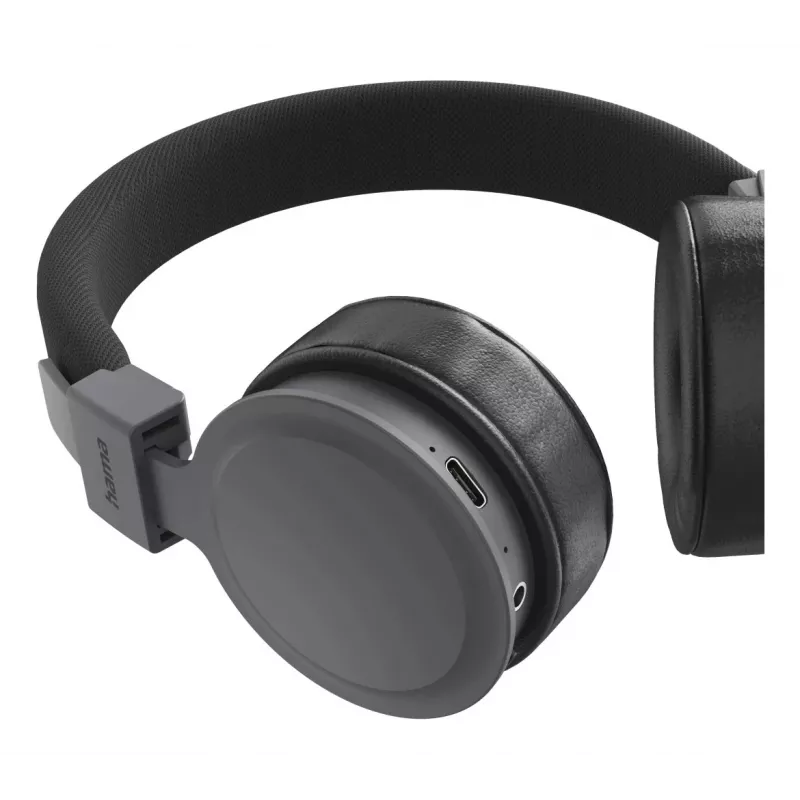Hama Freedom Lit III Zestaw słuchawkowy Bezprzewodowy Opaska na głowę Połączenia/Muzyka USB Typ-C Bluetooth Czarny